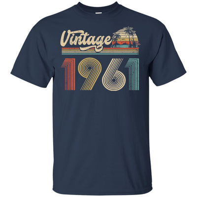 60th Birthday Gift Vintage 1961 Classic-T-Shirt & Hoodie-Classic T-Shirt-Navy