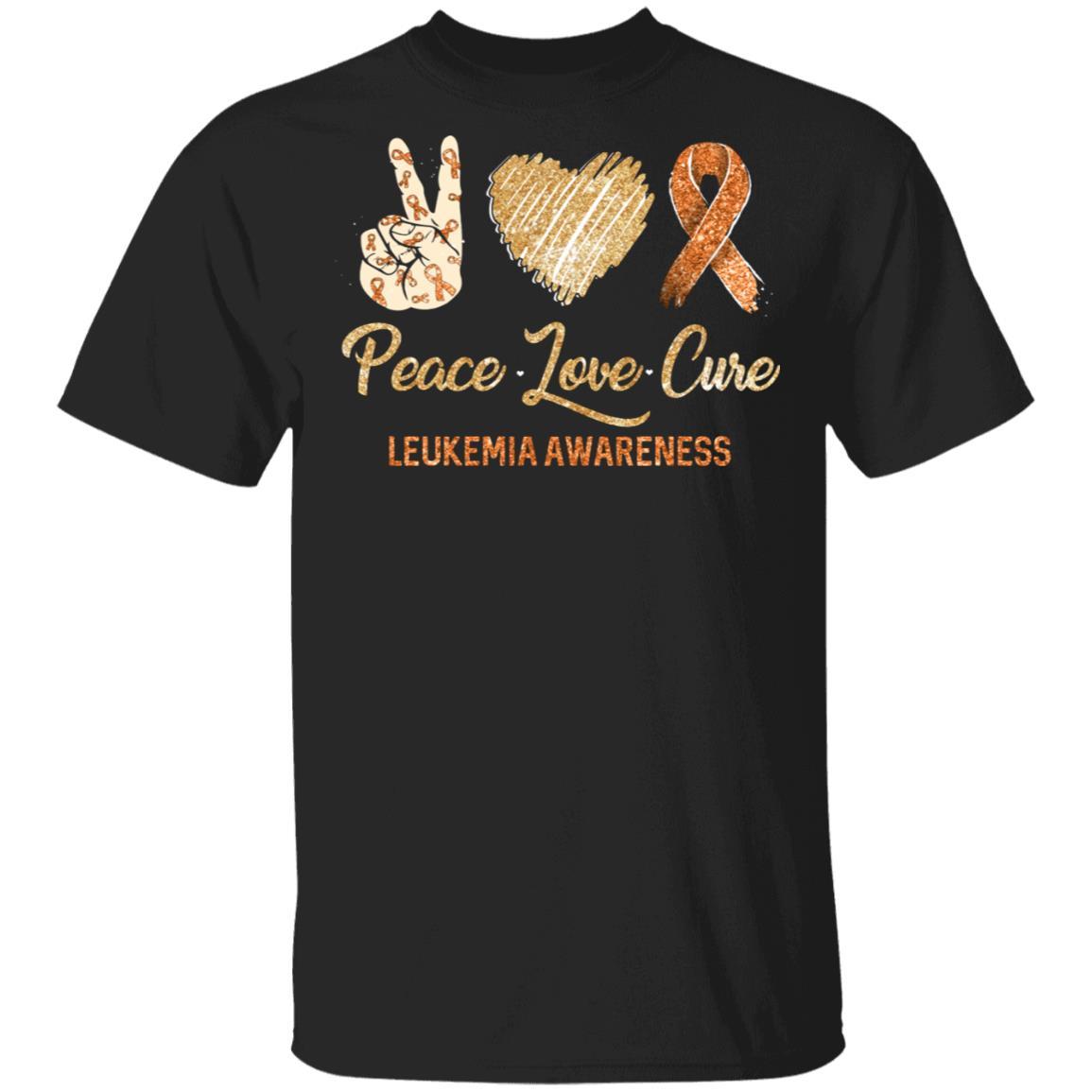 Peace Love Cure Leukemia Awareness