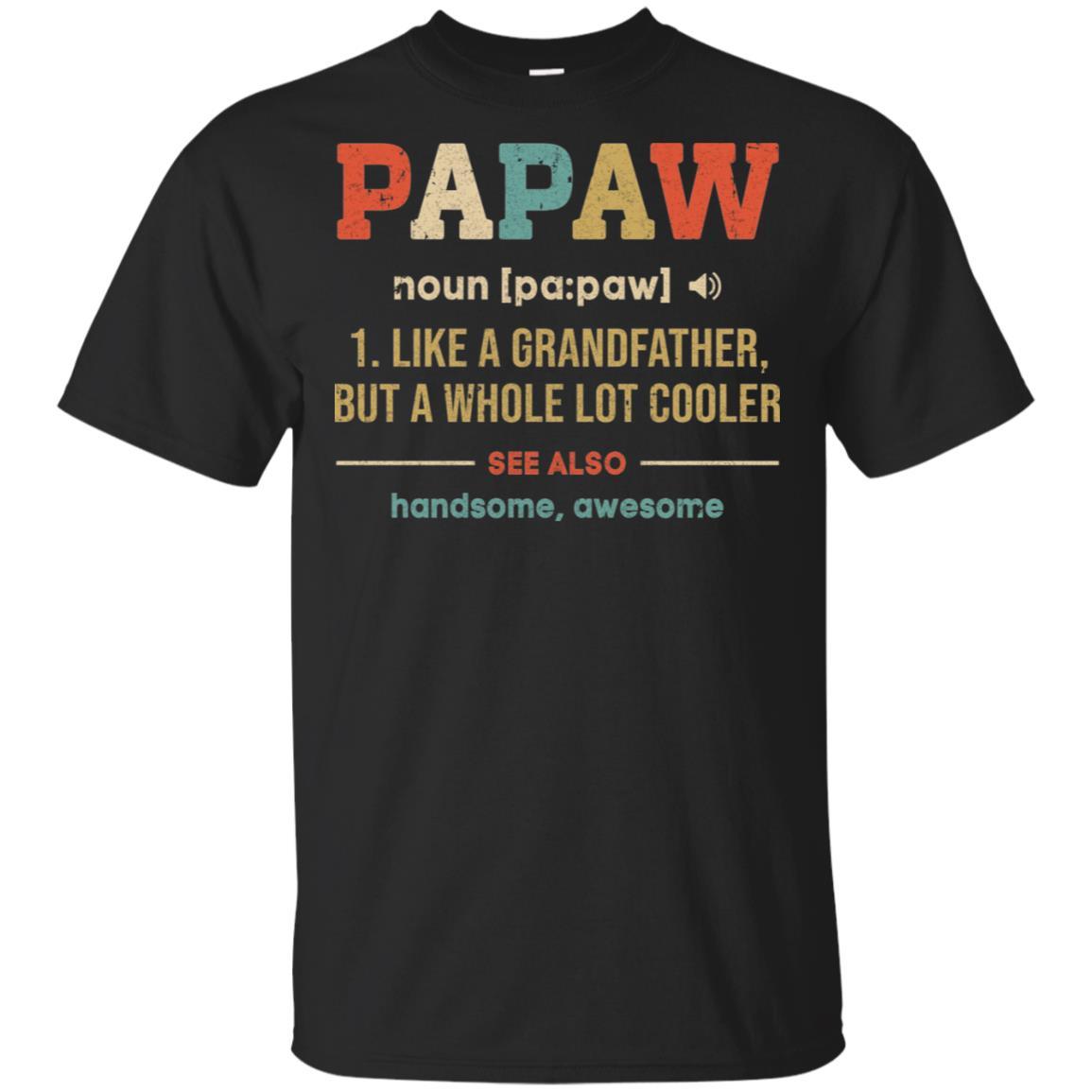 Vintage PaPaw Gifts Grandpa Definition Fathers Day