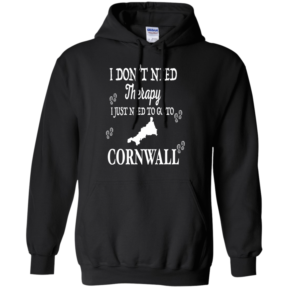 I Just Need To Go To Cornwall-T-Shirt & Hoodie-Pullover Hoodie-Black
