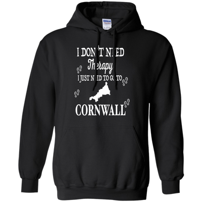 I Just Need To Go To Cornwall-T-Shirt & Hoodie-Pullover Hoodie-Black