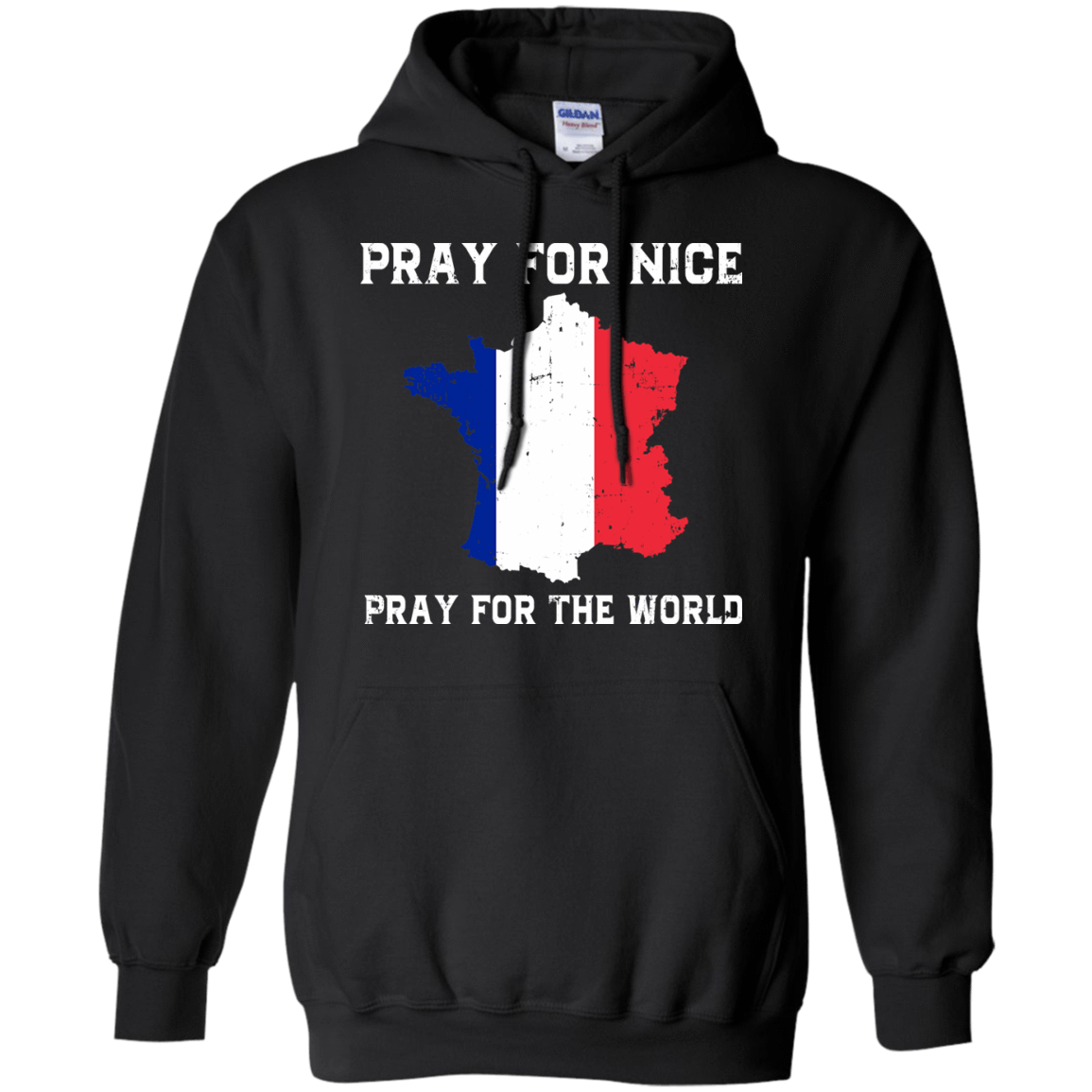 PRAY FOR NICE , PRAY FOR THE WORD-T-Shirt & Hoodie-Pullover Hoodie-Black