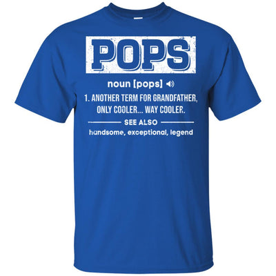 Pops Gifts Grandpa Definition Fathers Day-T-Shirt & Hoodie-Classic T-Shirt-Royal