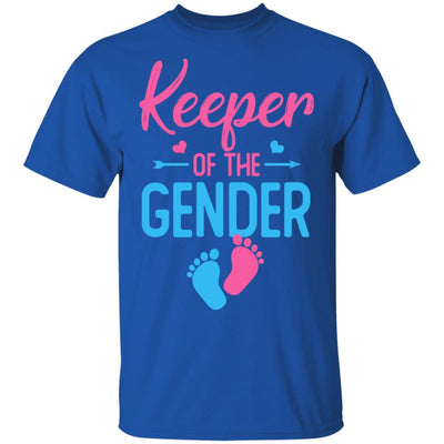 Keeper Of Gender Reveal Party Idea Baby Announcement-T-Shirt & Hoodie-Classic T-Shirt-Royal