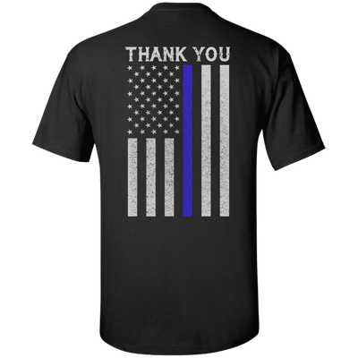 Police Thin Blue Line-T-Shirt & Hoodie-Classic T-Shirt-Black