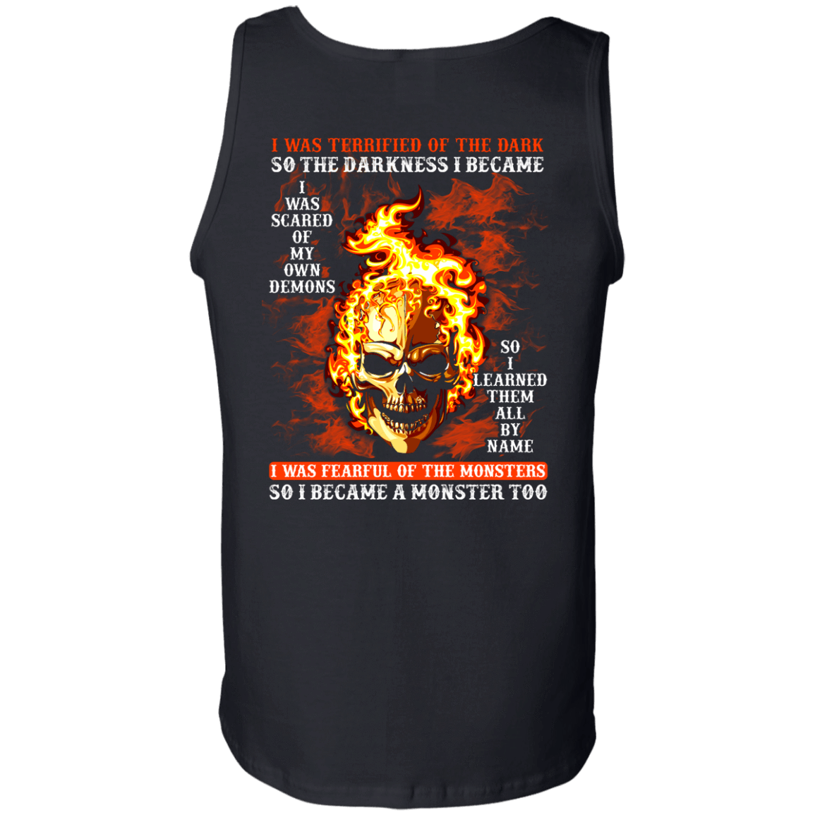 I BECAME THE MONSTER LIKE THAT T Shirt-T-Shirt & Hoodie-Unisex Tank-Black