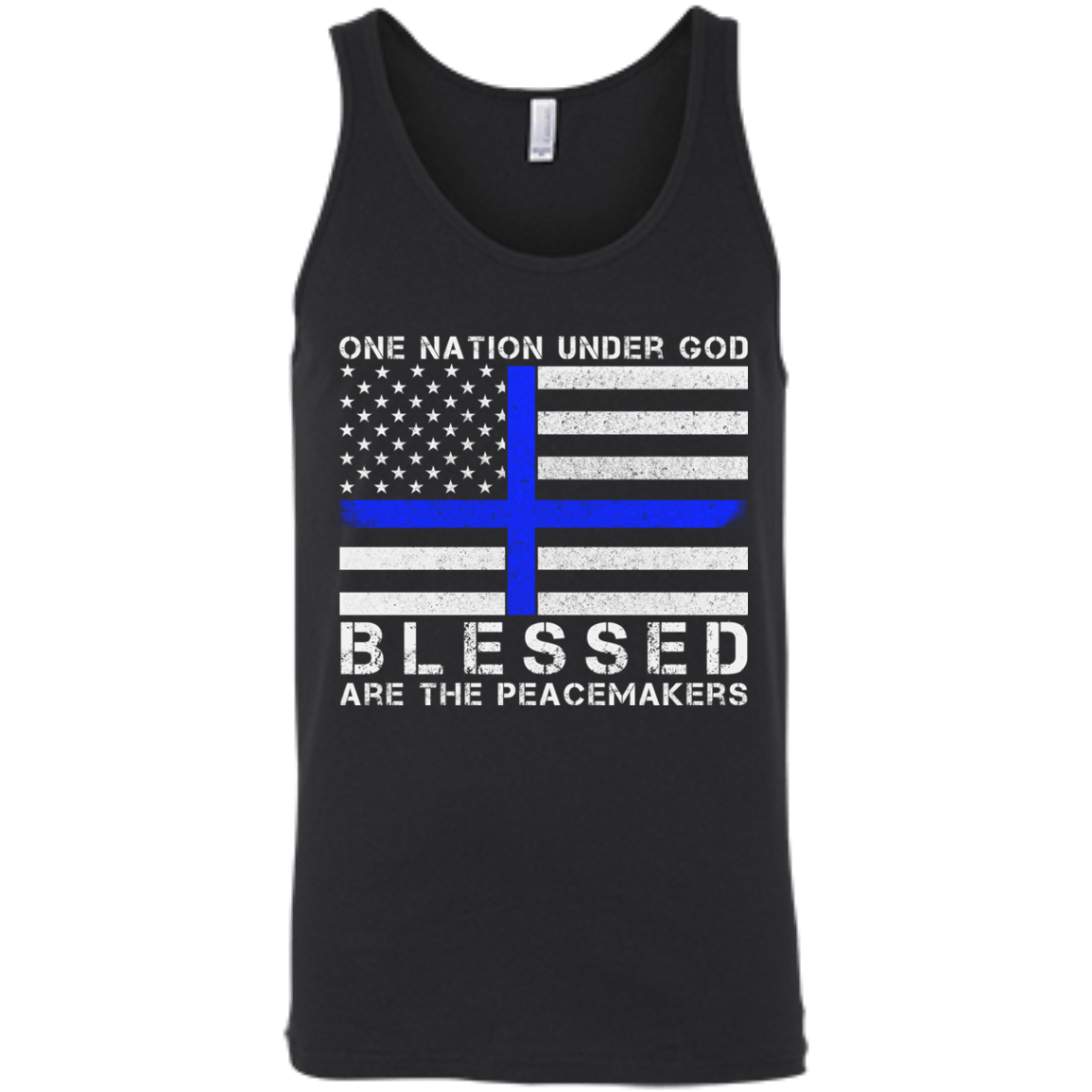 One Nation Under God-T-Shirt & Hoodie-Unisex Tank-Black