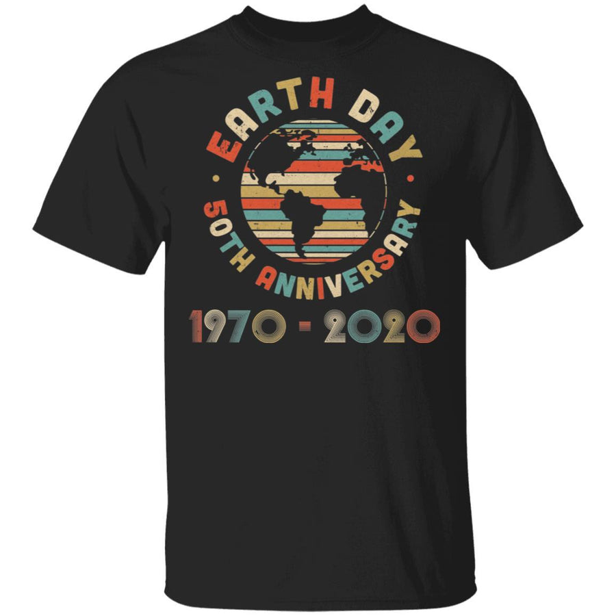 Earth Day 50th Anniversary 1970 Retro Sunset Gifts-T-Shirt & Hoodie-Classic T-Shirt-Black