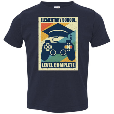Elementary School Graduation Video Game Gamer Gifts Youth-Youth Shirt-Toddler T-Shirt-Navy