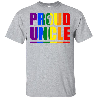 Proud Uncle Gay Pride Month LGBT-T-Shirt & Hoodie-Classic T-Shirt-Sport Grey