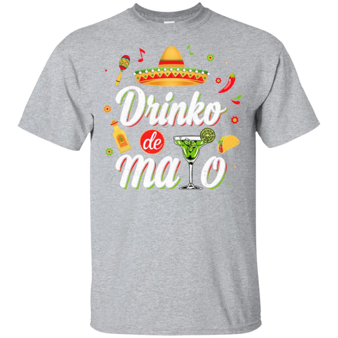 Funny Cinco De Mayo Drinko De Mayo-T-Shirt & Hoodie-Classic T-Shirt-Sport Grey