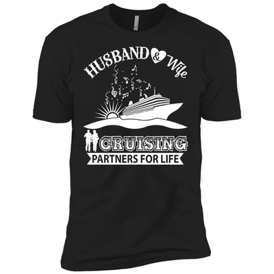 Husband And Wife Cruising Partners For Life-T-Shirt & Hoodie-Premium T-Shirt-Black