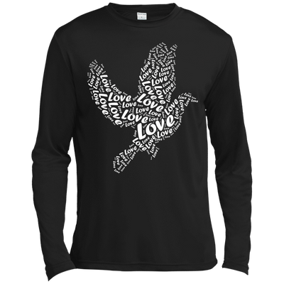 I Love Birds-T-Shirt & Hoodie-Long Sleeve T-Shirt-Black