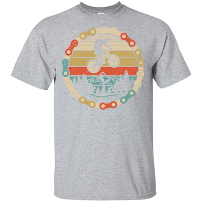 Vintage Retro Biking MTB Mountain Bike-T-Shirt & Hoodie-Classic T-Shirt-Sport Grey