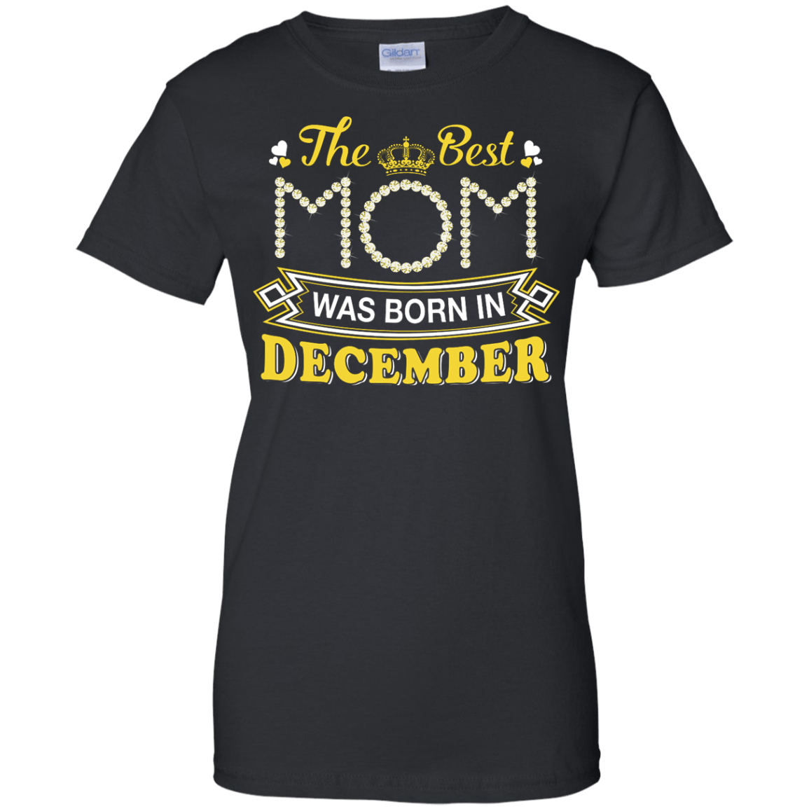 The Best Mom Was Born In December-T-Shirt & Hoodie-Women's T-Shirt-Black