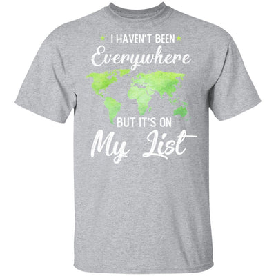 I Haven't Been Everywhere But It's On My List Hippie-T-Shirt & Hoodie-Classic T-Shirt-Sport Grey