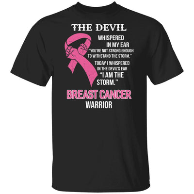 I Am The Storm Support Breast Cancer Awareness-T-Shirt & Hoodie-Classic T-Shirt-Black