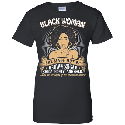 Black Girls Made Of-T-Shirt & Hoodie-Women's T-Shirt-Black