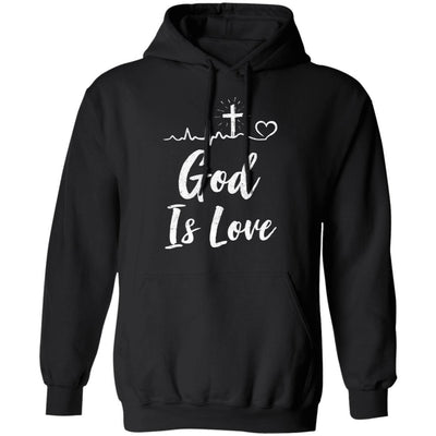 God Is Love Christian Gifts Women-T-Shirt & Tank Top-Pullover Hoodie-Black
