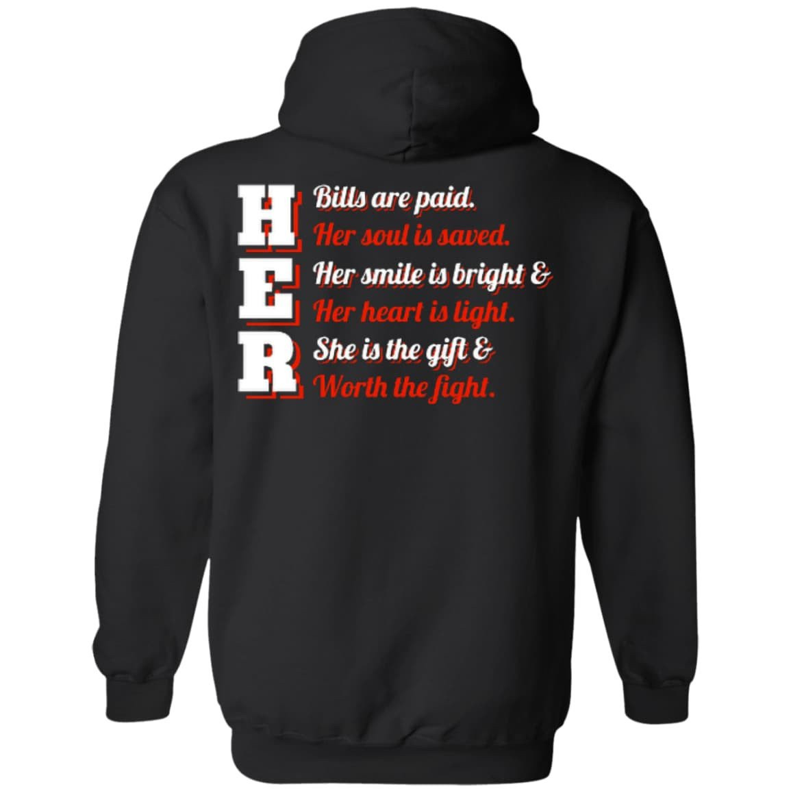 Her Bills Are Paid Her Soul Is Saved-T-Shirt & Hoodie-Pullover Hoodie-Black