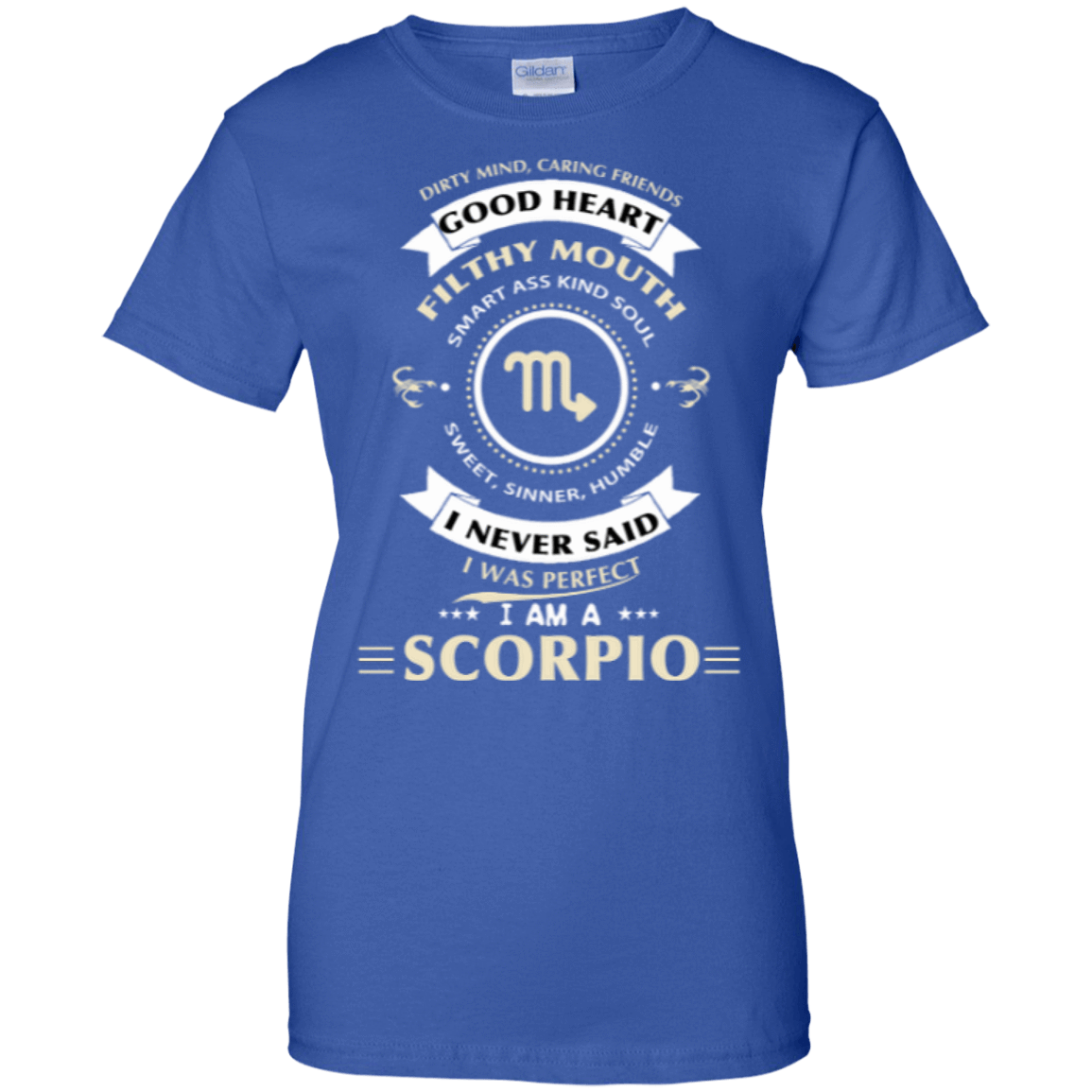 I'm A Scorpio-T-Shirt & Hoodie-Women's T-Shirt-Royal