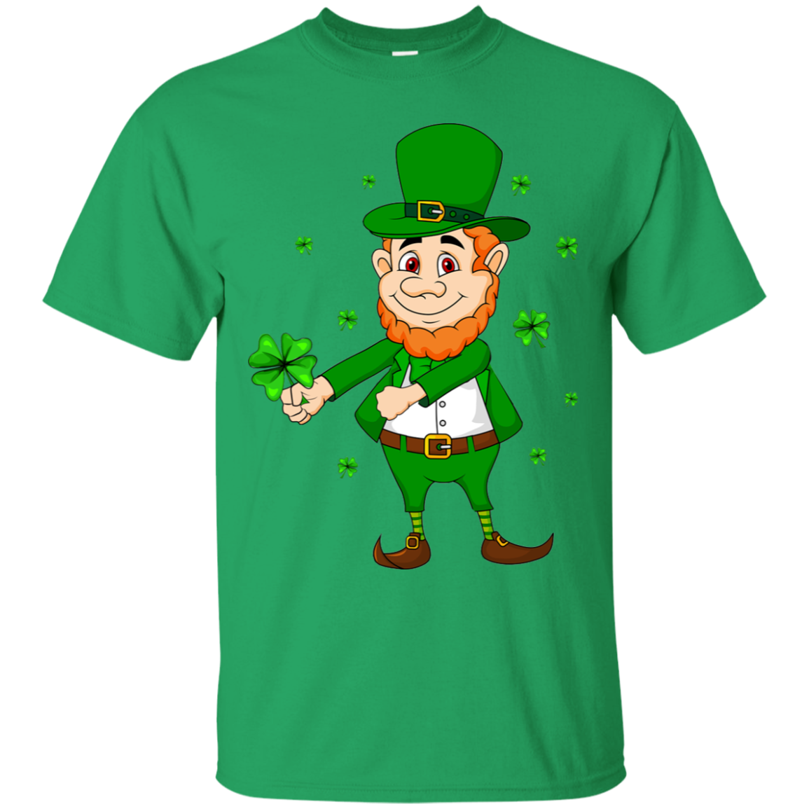 Floss Dance Leprechaun St Patricks Day Flossing-T-Shirt & Hoodie-Classic T-Shirt-Irish Green