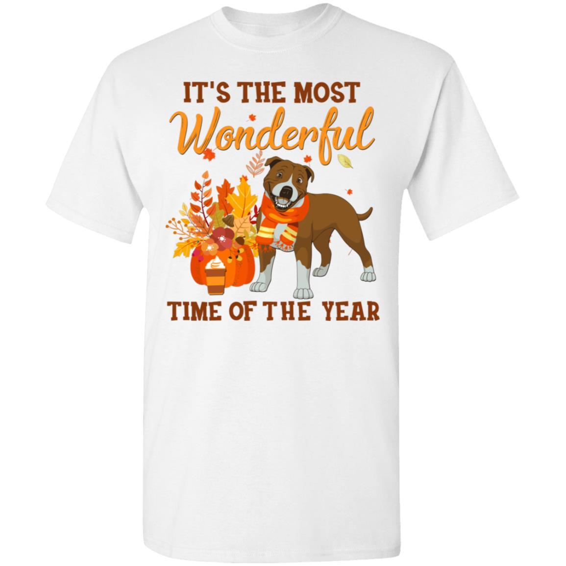 Pit Bull Autumn It's The Most Wonderful Time Of The Year