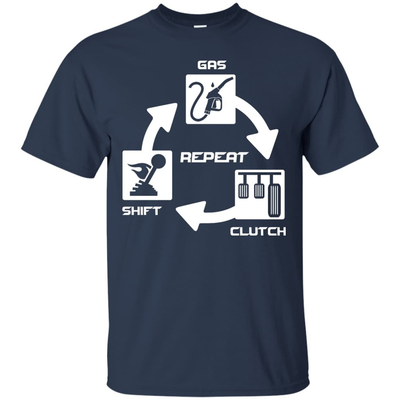 Gas Clutch Shift Repeat-T-Shirt & Hoodie-
