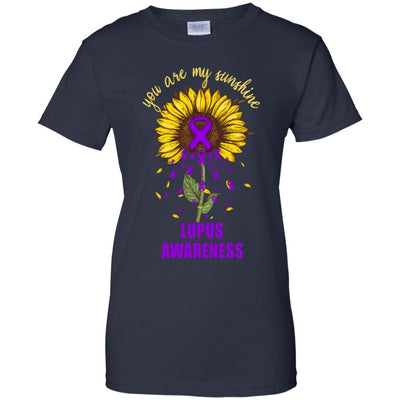 You Are My Sunshine Lupus Awareness-T-Shirt & Hoodie-Women's T-Shirt-Navy