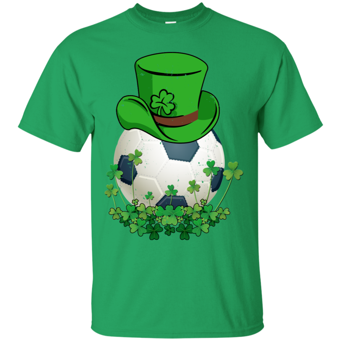 Shamrock Soccer Leprechaun St Patricks Day-T-Shirt & Hoodie-Classic T-Shirt-Irish Green