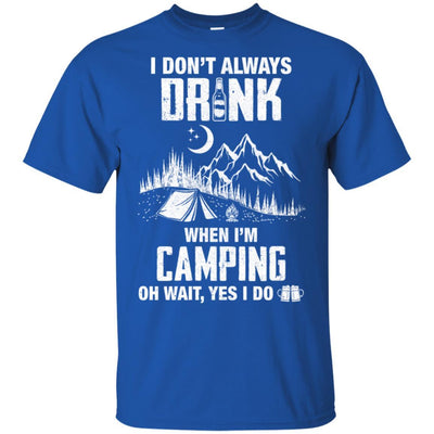 I Don't Always Drink Beer Funny Camping Gift-T-Shirt & Hoodie-Classic T-Shirt-Royal