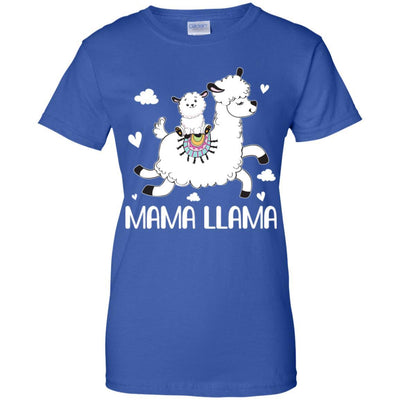 Mama Llama Cute Mother's Day Gift For Mom-T-Shirt & Hoodie-Women's T-Shirt-Royal