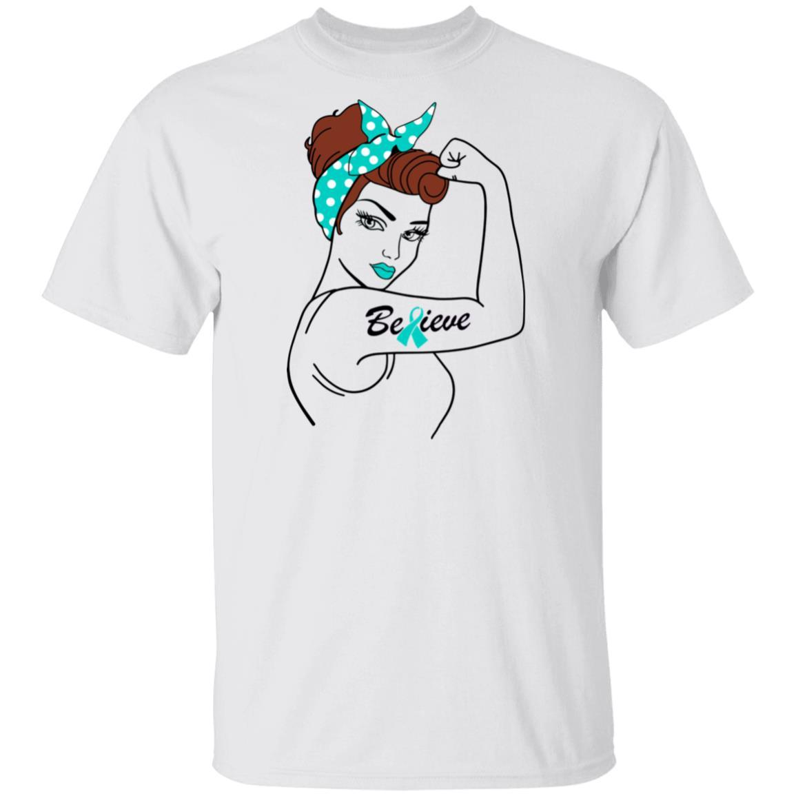 Support Ovarian Cancer Awareness Warrior Believe