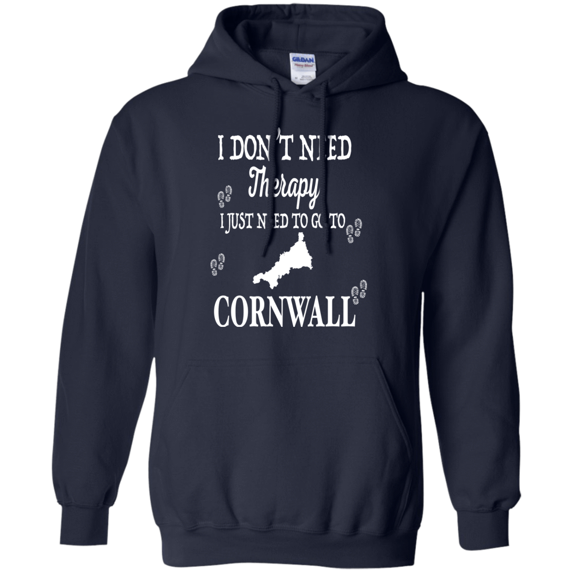 I Just Need To Go To Cornwall-T-Shirt & Hoodie-Pullover Hoodie-Navy