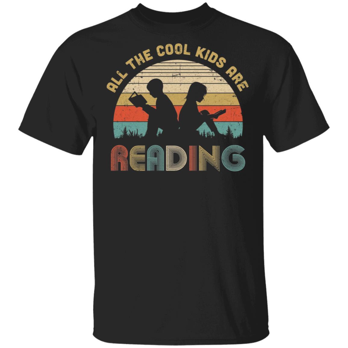 Vintage All The Cool Kids Are Reading Books Lovers Gifts