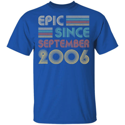 Epic Since September 2006 Vintage 15th Birthday Gifts-T-Shirt & Hoodie-Classic T-Shirt-Royal