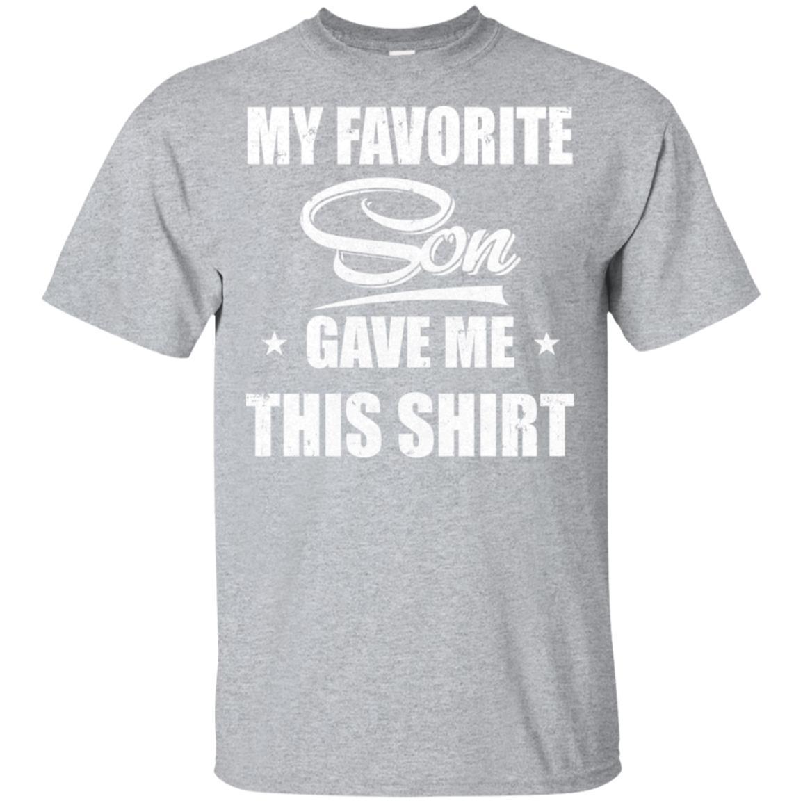 My Favorite Son Gave Me This-T-Shirt & Hoodie-Classic T-Shirt-Sport Grey