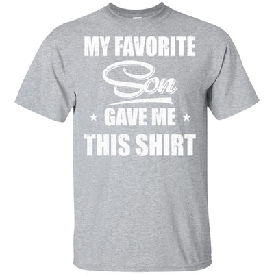 My Favorite Son Gave Me This-T-Shirt & Hoodie-Classic T-Shirt-Sport Grey
