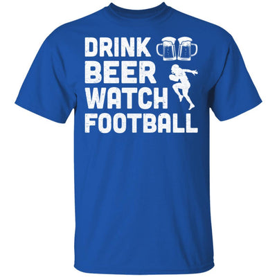 Drink Beer Watch Football For Gameday-T-Shirt & Hoodie-Classic T-Shirt-Royal