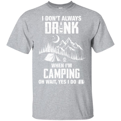 I Don't Always Drink Beer Funny Camping Gift-T-Shirt & Hoodie-Classic T-Shirt-Sport Grey