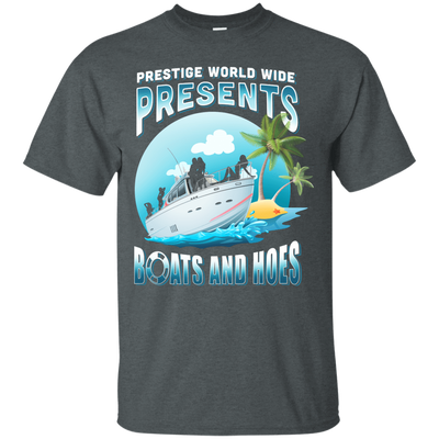 Prestige Worldwide Present Boats And Hoes-T-Shirt & Hoodie-Classic T-Shirt-Dark Heather