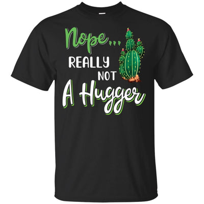 Nope Really Not A Hugger Funny Hate Being Touched-T-Shirt & Hoodie-Classic T-Shirt-Black