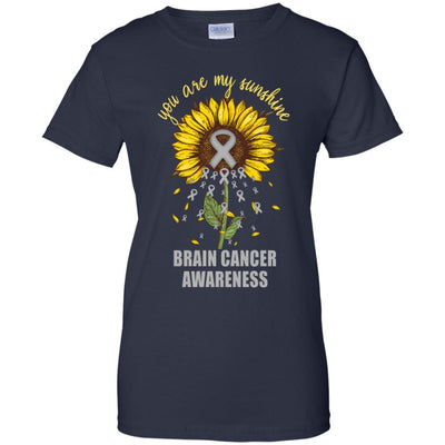 You Are My Sunshine Brain Cancer Awareness-T-Shirt & Hoodie-Women's T-Shirt-Navy