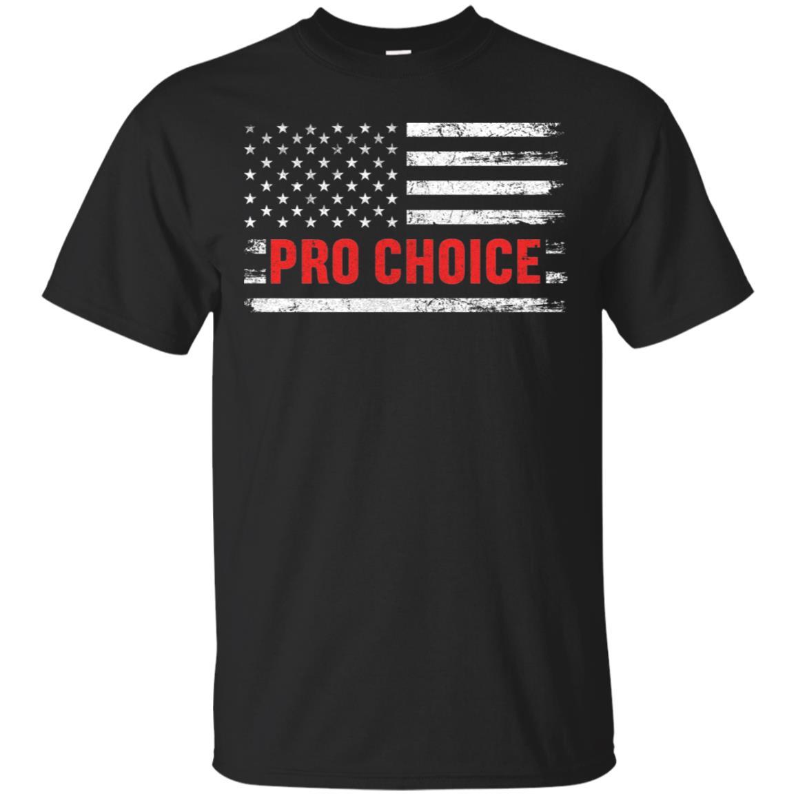 Patriotic US American Flag Pro Choice Veteran-T-Shirt & Hoodie-Classic T-Shirt-Black
