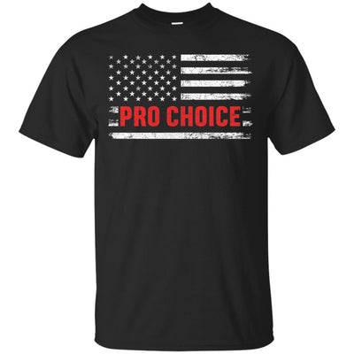 Patriotic US American Flag Pro Choice Veteran-T-Shirt & Hoodie-Classic T-Shirt-Black