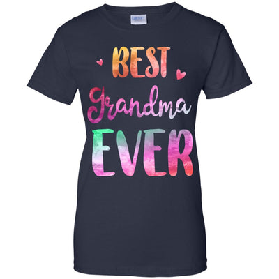 Best Grandma Ever Cute Funny Mothers Day Gift-T-Shirt & Tank Top-Women's T-Shirt-Navy