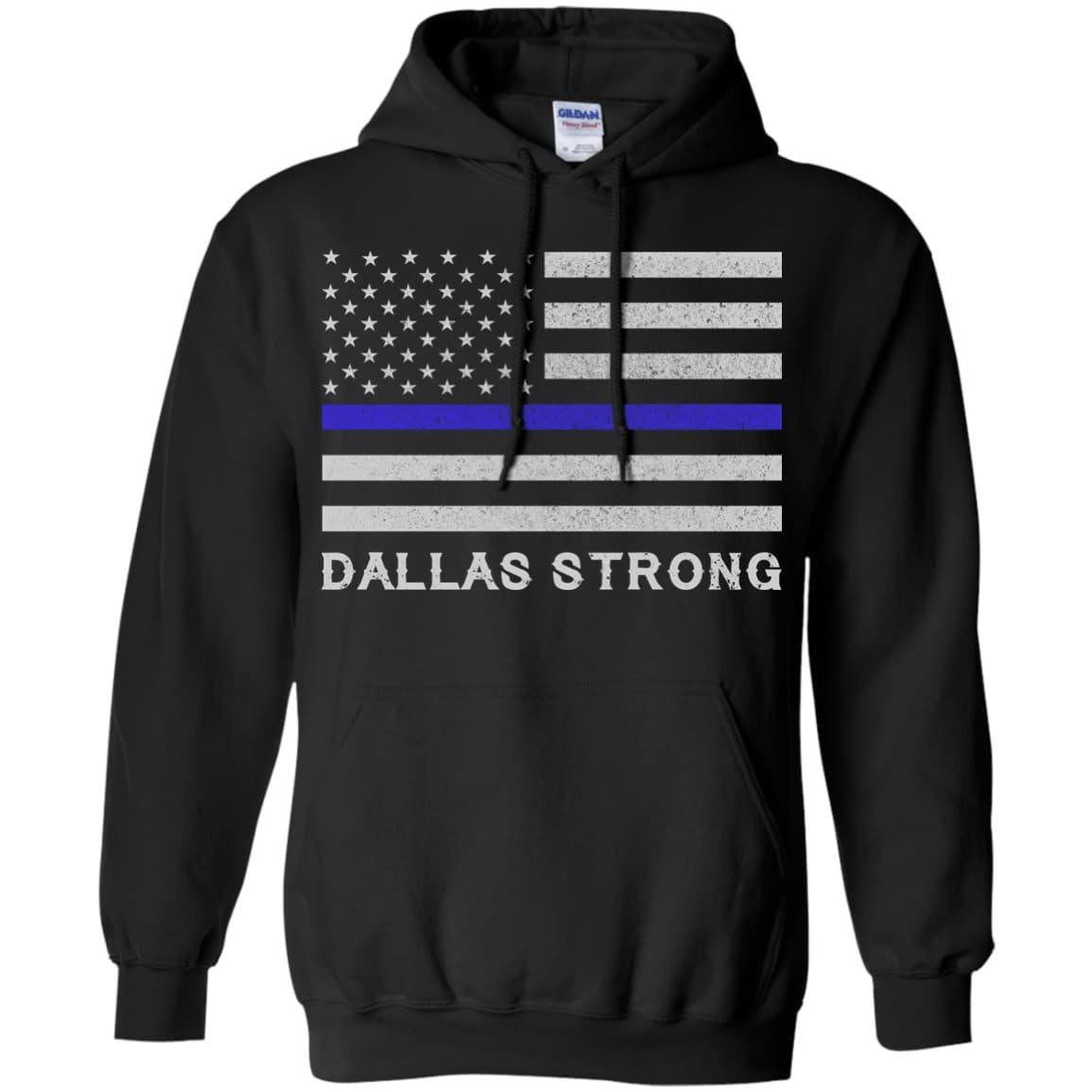 Dallas Strong-T-Shirt & Hoodie-Pullover Hoodie-Black