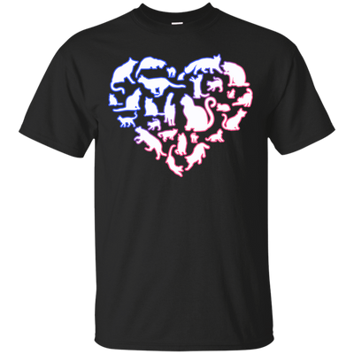 I Love My Cat Love Cats-T-Shirt & Hoodie-Classic T-Shirt-Black