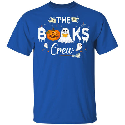 Funny Boo Books Crew Halloween Gift For Books Lover-T-Shirt & Hoodie-Classic T-Shirt-Royal