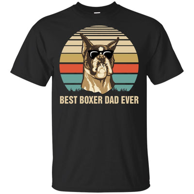 Vintage Boxer Dad Gifts Best Boxer Dad Ever-T-Shirt & Hoodie-Classic T-Shirt-Black